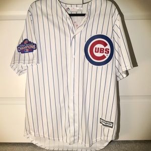 Cubs 2016 World Series Champions Jersey (Baez #9)